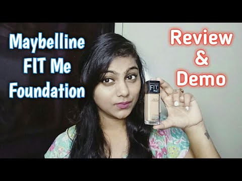 Maybelline Fit Me Foundation | Review & Demo for Beginners | Lavishka Jain Video