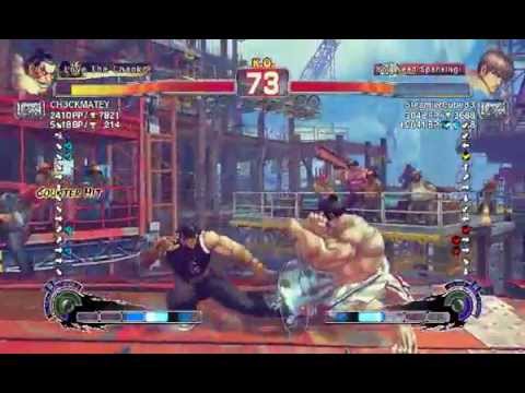 Ultra Street Fighter IV: CH3CKMATEY (Honda) vs SteamierCube83 (Guy)