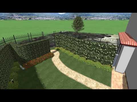 progettazione per giardino 60 mq