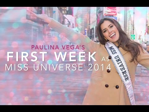 Paulina Vega's First Week as Miss Universe 2014