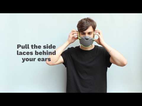 BANALE MASK - Anti pollution mask against PM10, PM2.5, dust, bacteria. N95 and FFP2 compliant.