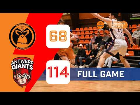 U21 Bavi Vilvoorde vs Antwerp Giants: 68-114 (Nationals 🏆)