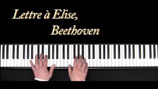 Lettre à Elise - Beethoven - piano - Für Elise