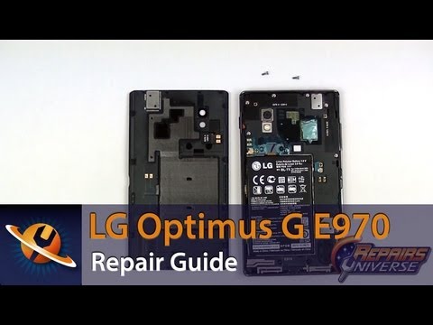 LG Optimus G E970 Screen Replacement Repair Guide