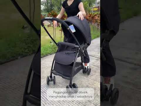 Gambar Kindla Tiny Treasure Stroller Anak Reversible - Hitam