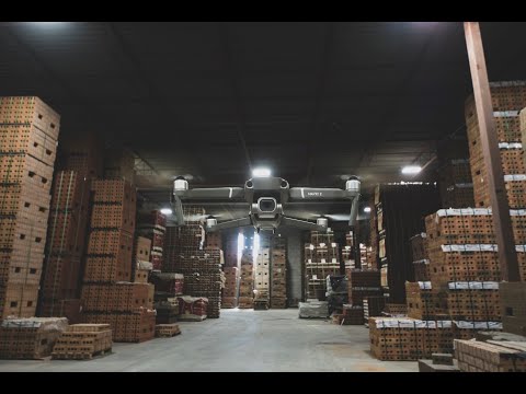 Drone in the warehouse