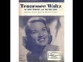Patti Page - Tennessee Waltz (Original Classic with Lyrics)