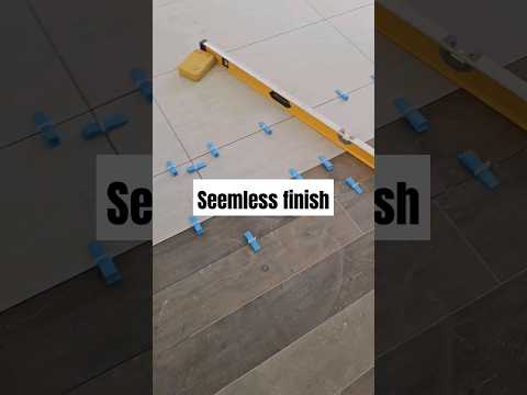 Tile to Tile transition #diy #tiling #hack #tiles #asmr #howto #tiles #flooring