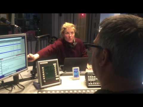 Radiostudio hos NRK P1 i Østfold