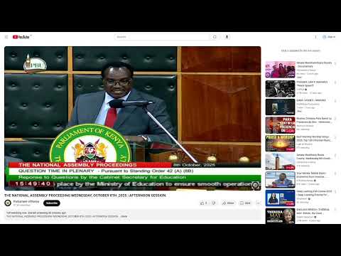 LECTURERS   STRIKE IS UNPROTECTED~ EDUCATIONS CS OGAMBA EXPLAINS TO PARLIAMENT