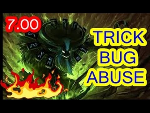 NATURE PROPHET  -   TRICK BUG ABUSE New Patch 7.00 Dota 2