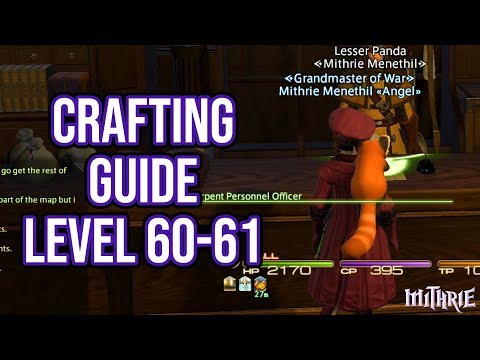FFXIV 4.0 1064 Crafting Guide Level 60 to 61