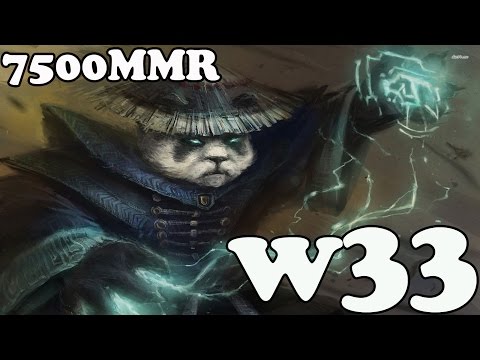 Dota 2 - w33 7500 MMR Plays Storm Spirit vol 5 - Ranked Match Gameplay