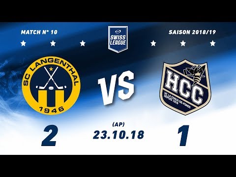 23.10.2018 SC Langenthal - HC La Chaux-de-Fonds (2-1) AP