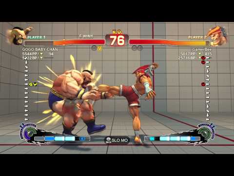 SF4AE - GamerBee(adon) vs GOGO BABY CHAN(zangief) Part 3/3