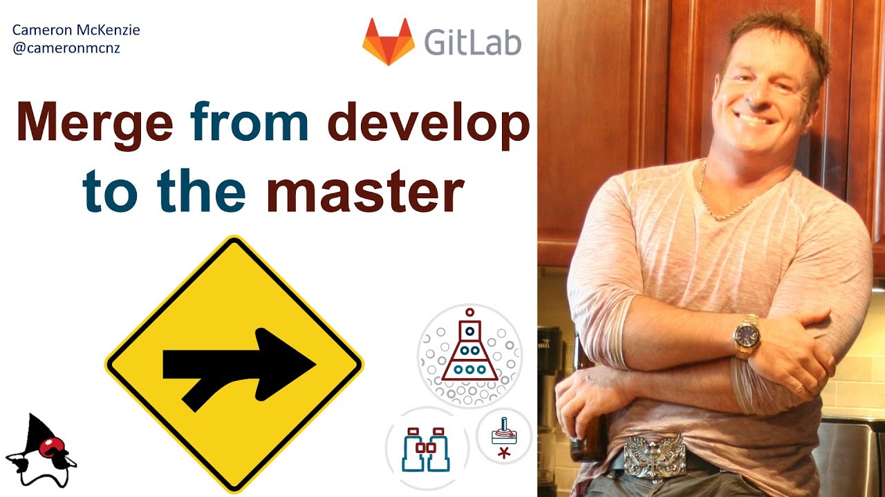 merge develop into master in GitLab example