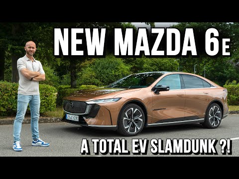 New MAZDA 6e Driving review - Will it knock down the Tesla Model 3?