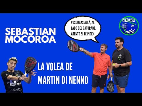Sebastian Mocoroa nos enseña la volea de Martin Di Nenno World Padel Tour