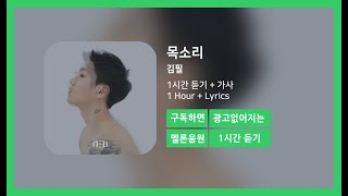 [한시간듣기] 목소리 - 김필 | 1시간 연속 듣기