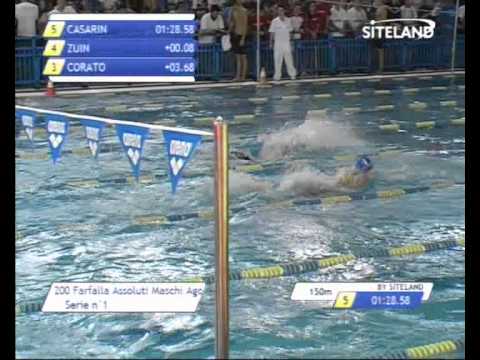 Serie 1 dei 200 Farfalla  Assoluti Maschi Agonisti -  Meeting di Halloween 8  Trofeo citta' di Rosa