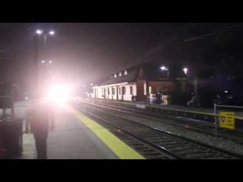 High Speed Illinois Central Passenger Train led by E Units