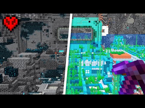 EU TRANSFORMEI A CIDADE ANCESTRAL EM OCEANO NO MINECRAFT