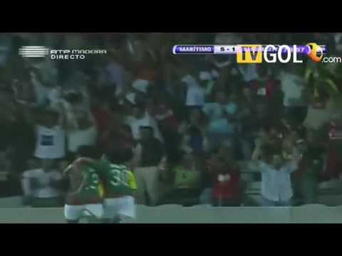 Segundo gol de Tchô   Marítimo 8 x 2 Bangor City 29 07 2010   Liga Europa 360p