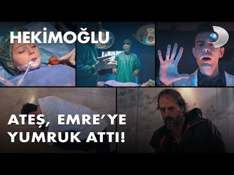 Ateş, Emre'ye yumruk attı! - Hekimoğlu 35. Bölüm