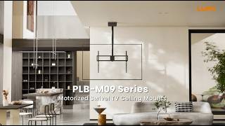 Motorized Swivel TV Ceiling Mounts | PLB-M09 Series | LUMI