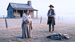 Pregnant Widow's Baby Came Early On The Prairie Passing Drifter Delivered The Child, Then Stayed
