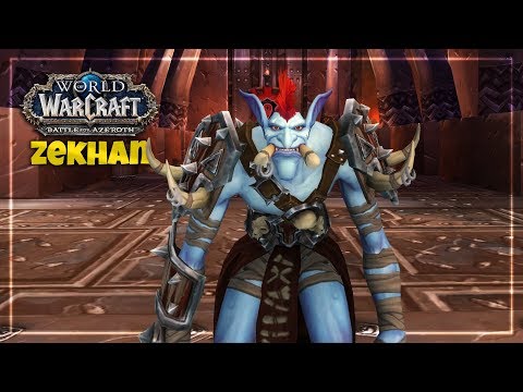 Zekhan 8.2.5 NEW Model | Old VS New Comparison | WoW BfA PAtch 8.2.5