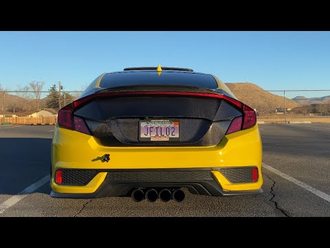 Best sounding exhaust setup for 10thgen si (Prl fp/dp, map performance catback race muffler)