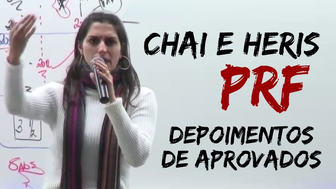PRF - Depoimento Heris e Chai - AlfaCon Concursos Públicos
