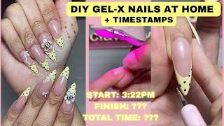 DIY Gel-X Nails At Home + TIMESTAMPS 🤩 | clawsbytasmia