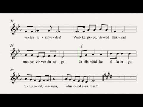 Ilus oled, isamaa (1. hääl)