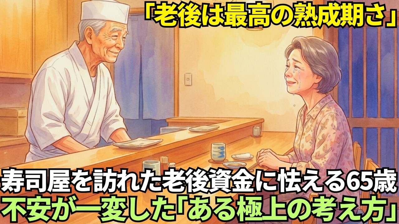 定年夫の不機嫌と老後不安に押し潰されそうな65歳主婦…「あんたの苦労は隠し包丁だ。傷ついたんじゃねえ」板長の言葉にカウンターで号泣…報われない過去が輝き出す【空海の教え】