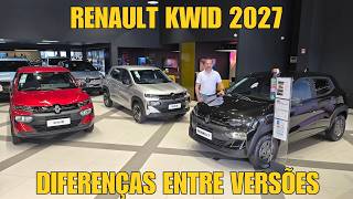 Renault Kwid 2027 - Diferenças entre as versões