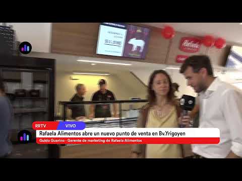 Rafaela Alimentos abrió un nuevo punto de venta en Bv. Yrigoyen