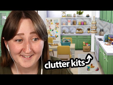 i built a sims house with ONLY *clutter kits*
