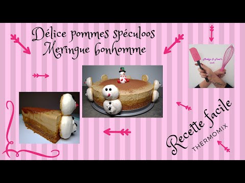 Recette Entremet pommes et spéculoos