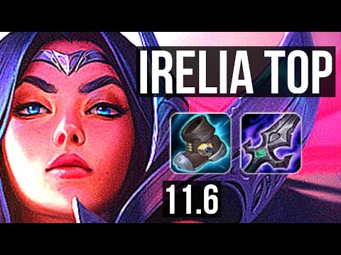IRELIA vs RYZE (TOP) | 7 solo kills, 900+ games, 7/1/1, 900K mastery | KR Diamond | v11.6