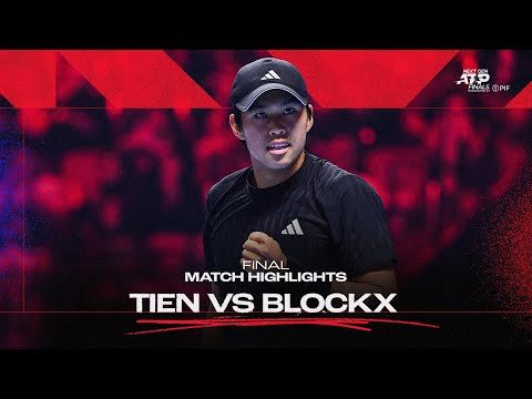 Learner Tien vs Alex Blockx Highlights | 2025 Next Gen ATP Finals
