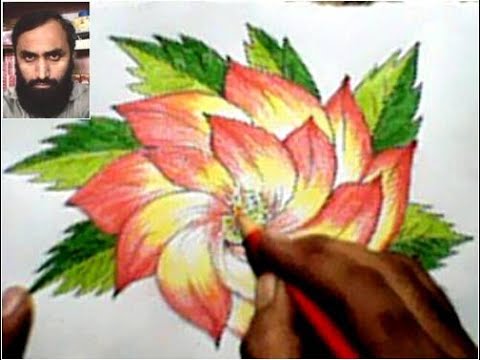 artful safdar|flower painting/a beautiful flower drawing|artful safdar