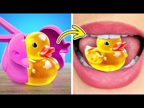 DIY Cute Jelly Duck ???????? *ASMR Rainbow Sweets And Candies With Unicorn*