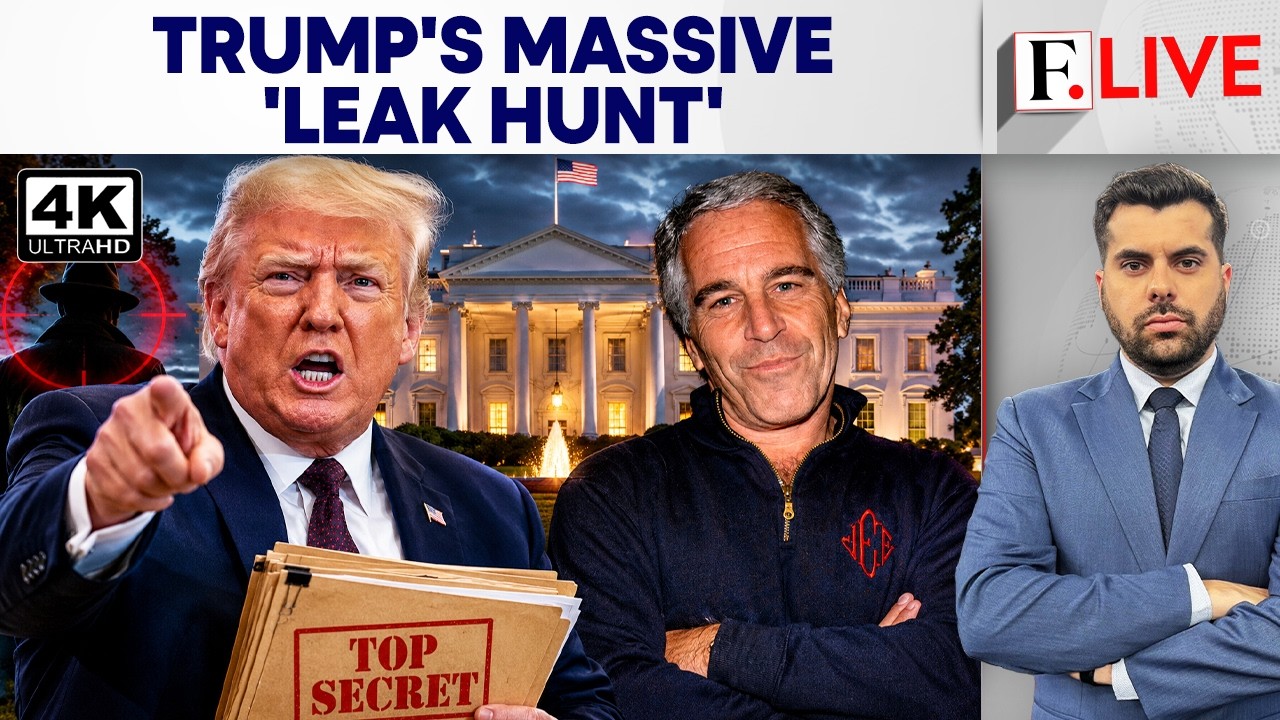 Trump Hunts White House 'Mole' After Epstein Files Leak Report | Firstpost Live | 4K
