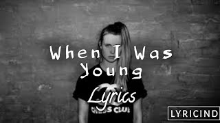 MØ - When I Was Young (Lyric Video)