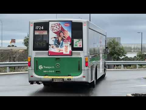 Transperth TP1724 departing Ballajura station
