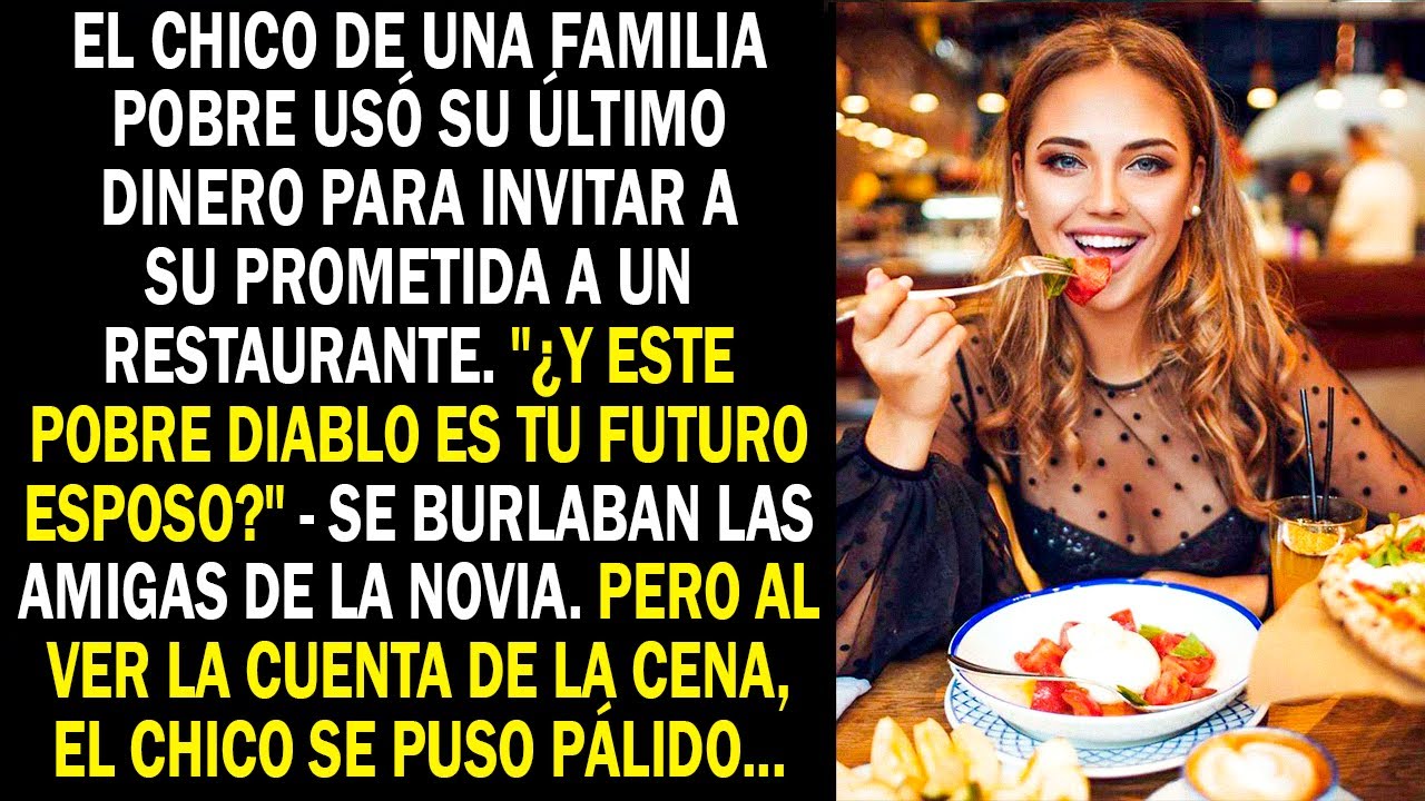 "¿Y este pobre diablo es tu futuro esposo?" - se burlaban las amigas de la novia.
