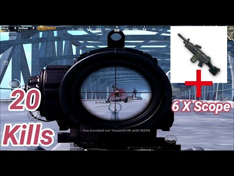 Epic M249 Action | Solo vs Squads | 20 Kills |Bridge Camping