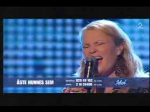 Åste Hunnes Sem - Calling You (Jevetta Steele) Idol Norway 2007 - Delfinale 3
